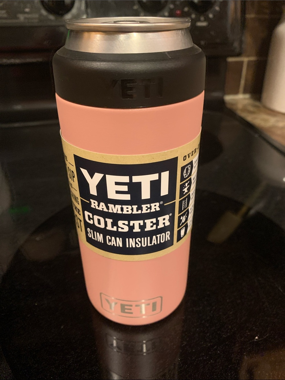 Yeti Slim can cooler